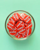 POWER TO THE PEOPLE Button 1.25" Social Justice Protest Pin