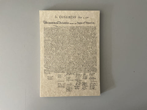 Declaration of Independence (10”X7”)