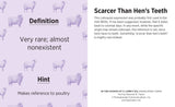 In Two Shakes of a Lamb's Tail: A Quiz Deck of Curious Sayings Knowledge Cards