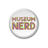 Museum Nerd Classic White Button