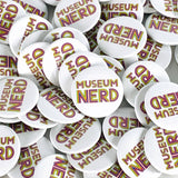 Museum Nerd Classic White Button