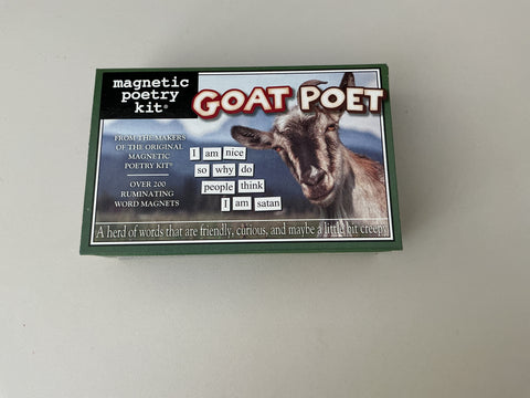Goat Magnetic Poetry