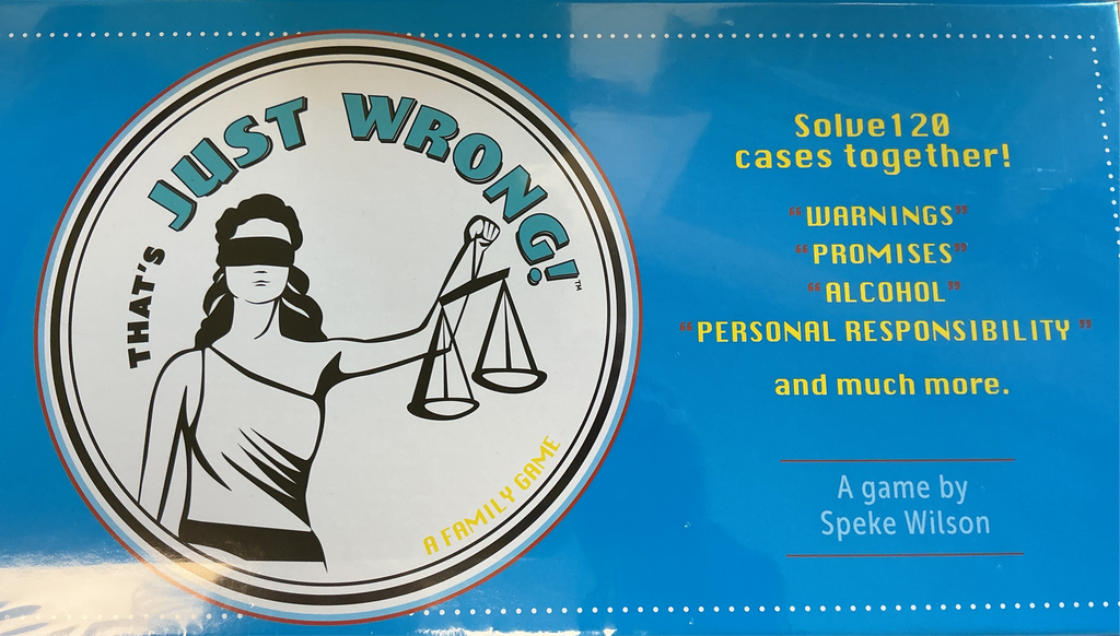 Just Rong Just Wrong Game – American Museum of Tort Law