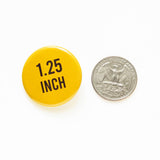 POWER TO THE PEOPLE Button 1.25" Social Justice Protest Pin