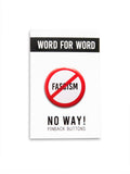 STOP FASCISM Button Political Protest 1.25" Pinback Badge