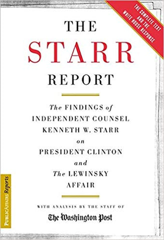 The Starr Report ~ Two Volumes
