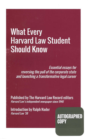 What Every Harvard Law Student Should Know